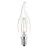 Philips Corepro LEDcandle E14 Punta attorcigliata Filamento Chiara 2W 250lm - 827 Bianco Molto Caldo | Sostitutiva 25W