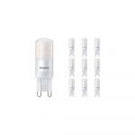 Confezione Multipack 10x Philips Corepro LEDcapsule G9 2.6W 300lm - 827 Bianco Molto Caldo | Dimmerabile - Sostitutiva 25W