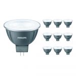 Confezione Multipack 10x Philips Master LEDspot GU5.3 MR16 7.5W 621lm 36D - 930 Luce Calda | Miglior resa cromatica - Dimmerabile - Sostitutiva 50W