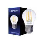 Noxion Lucent Lustre LED E27 Sferica Filamento Chiara 4.5W 470lm - 827 Bianco Molto Caldo | Dimmerabile - Sostitutiva 40W